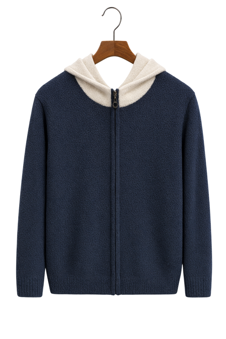 Montclair Maison Cashmere Zip Hoodie