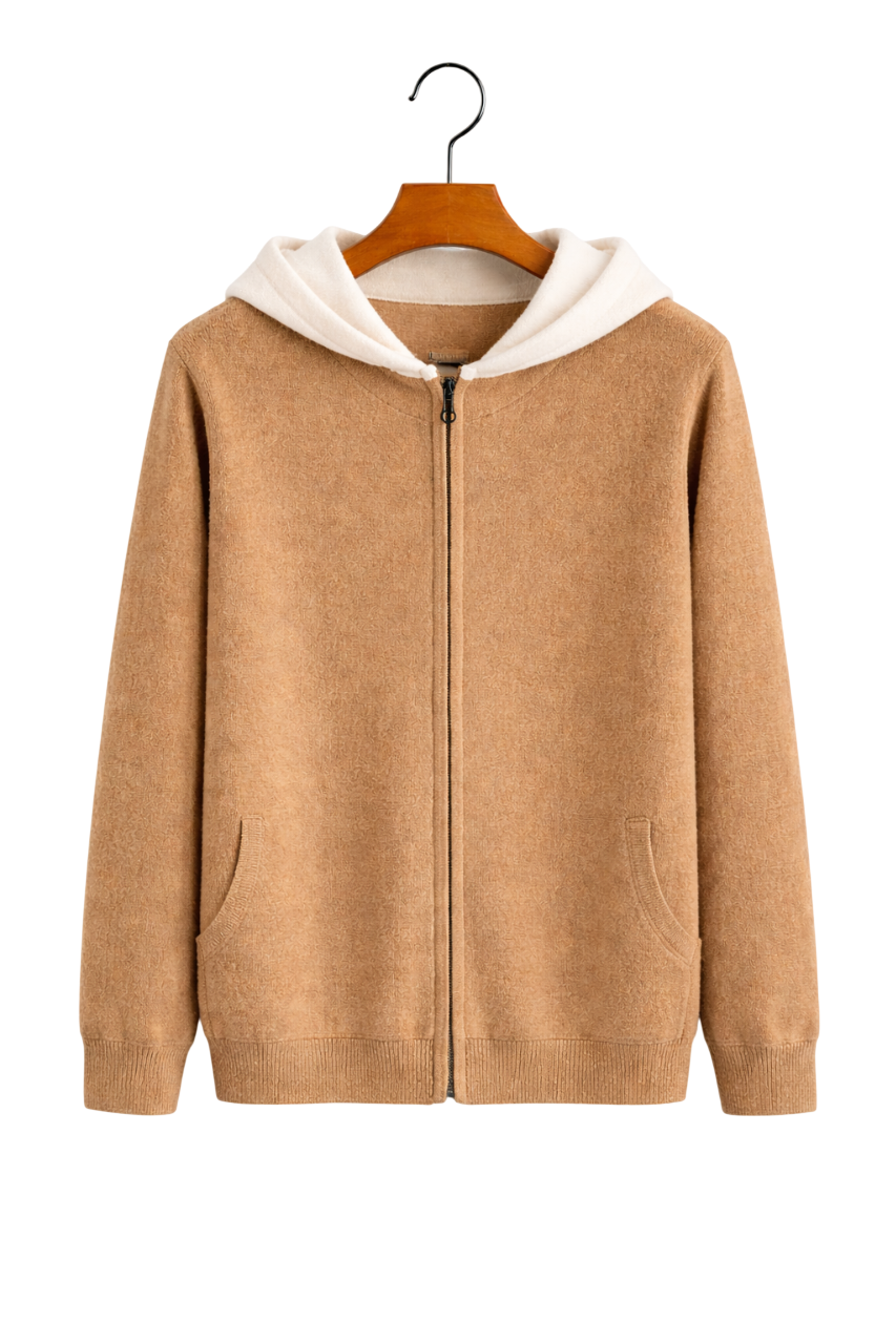 Montclair Maison Cashmere Zip Hoodie