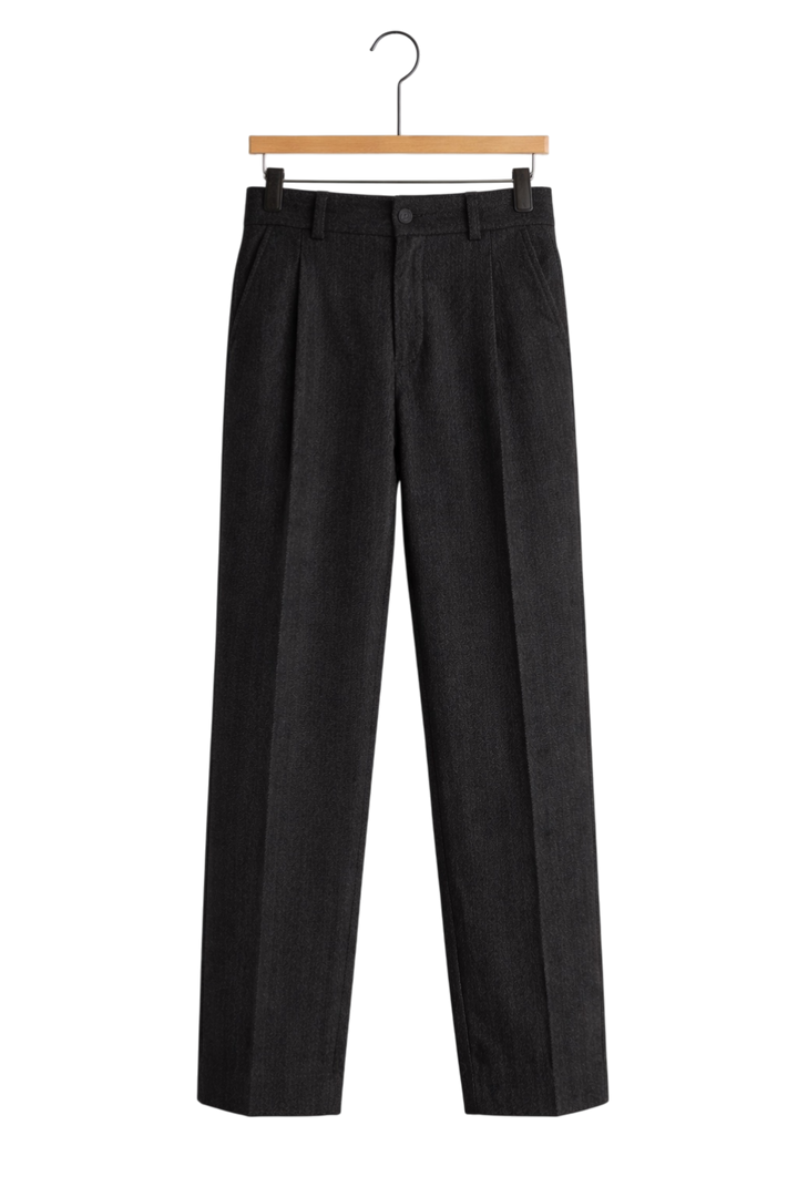 Novaro Tailored Cotton Trousers