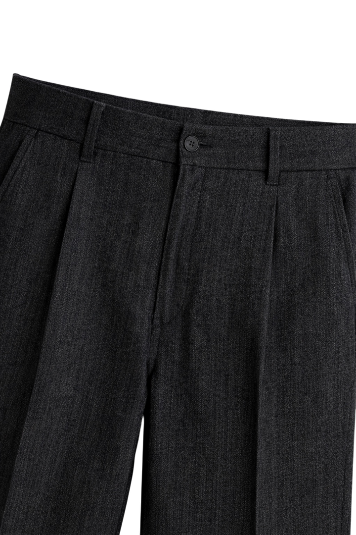 Novaro Tailored Cotton Trousers