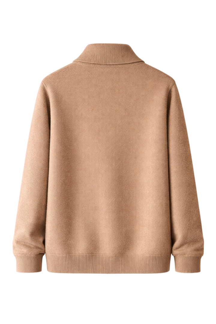 Maison Cashmere Velouré Zip Jacket