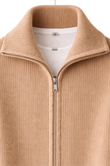 Maison Cashmere Velouré Zip Jacket