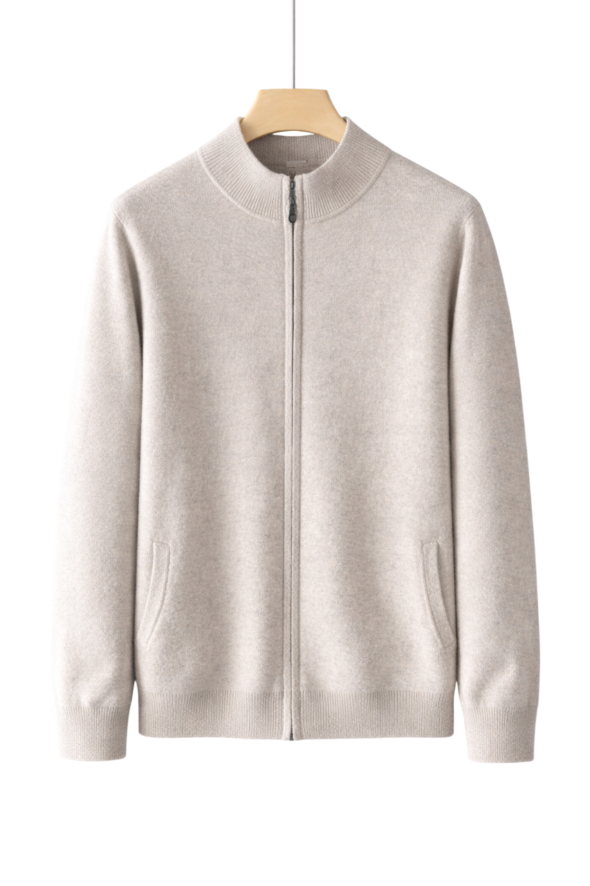 Aurel Zip Cashmere Jacket
