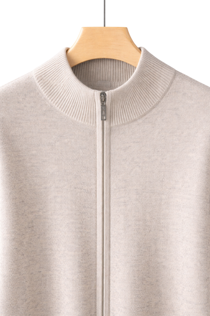 Aurel Zip Cashmere Jacket