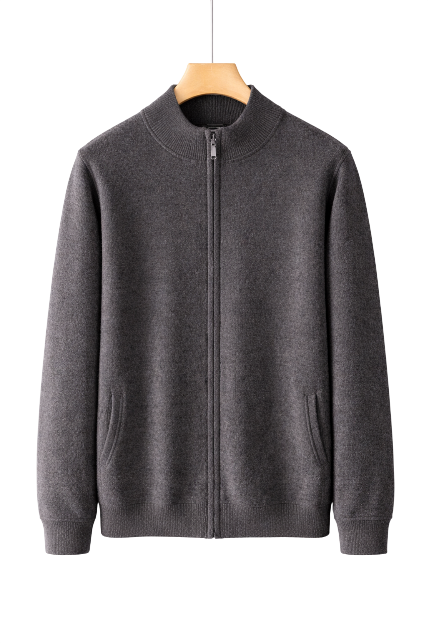 Aurel Zip Cashmere Jacket
