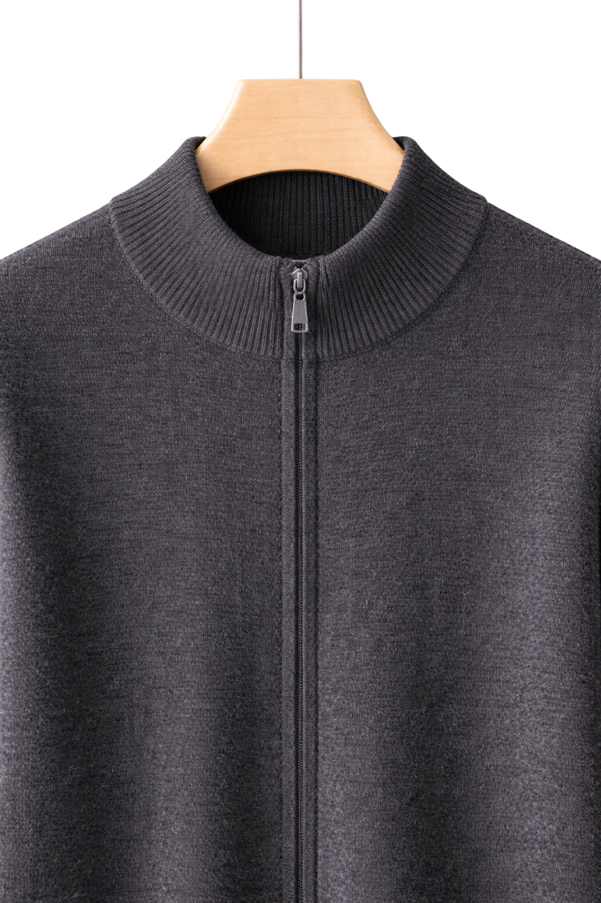 Aurel Zip Cashmere Jacket