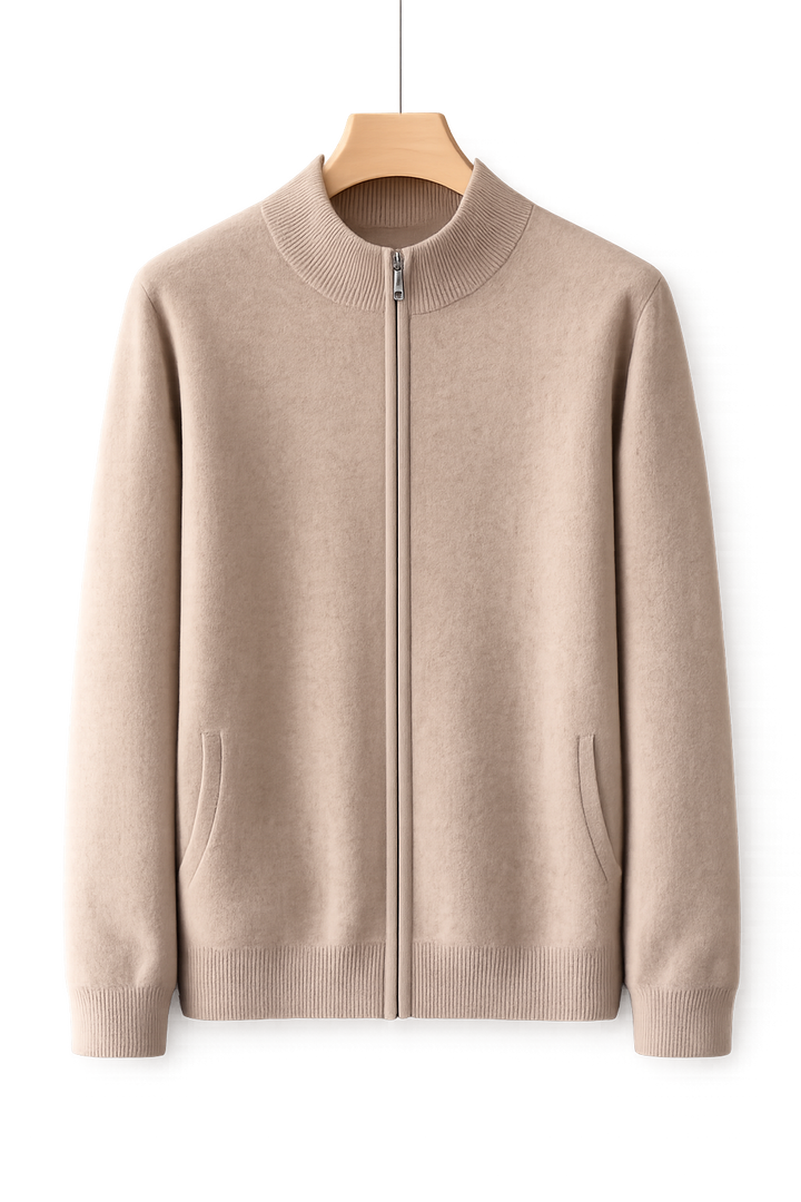 Aurel Zip Cashmere Jacket