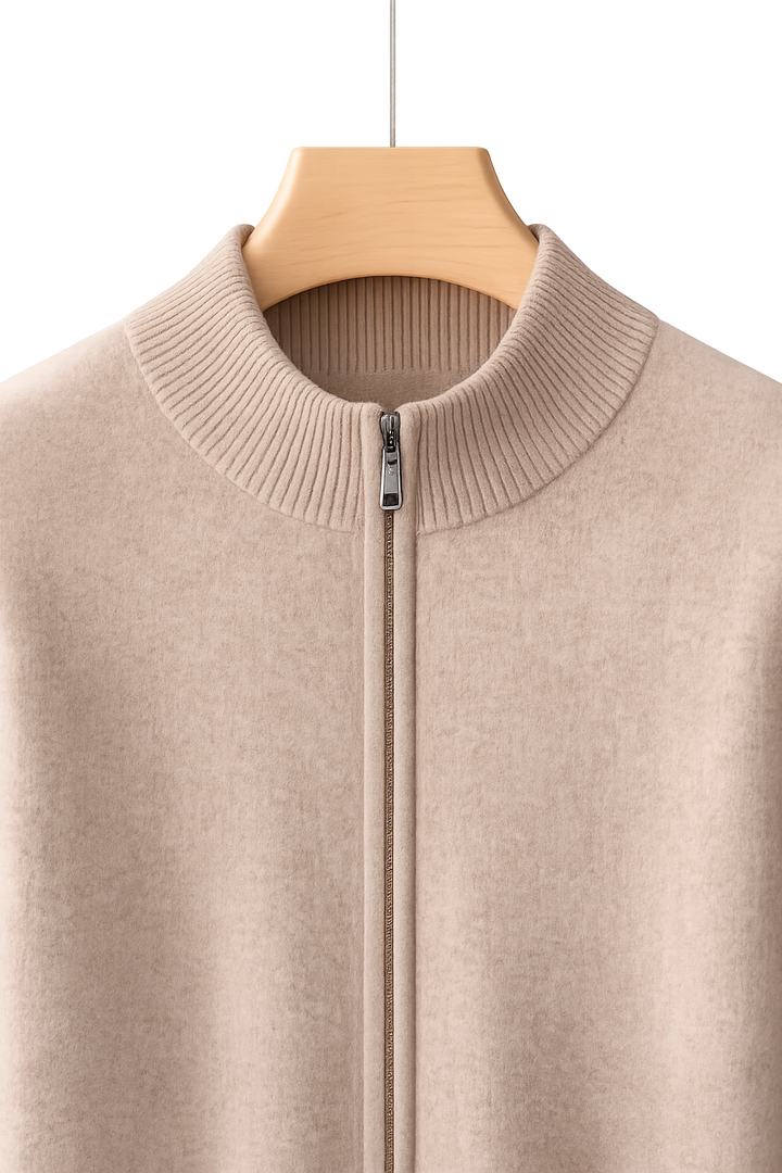 Aurel Zip Cashmere Jacket