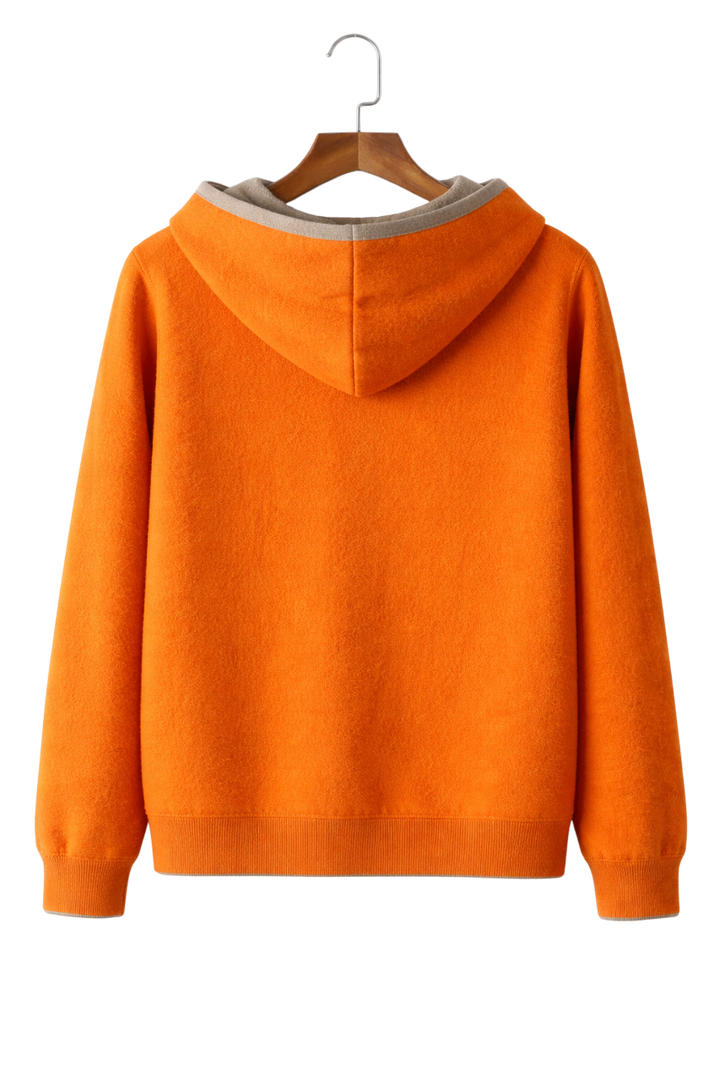 Valerio Maison Wool Reversible Zip Hoodie