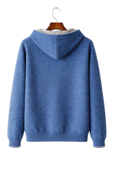 Valerio Maison Wool Reversible Zip Hoodie