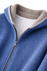 Valerio Maison Wool Reversible Zip Hoodie