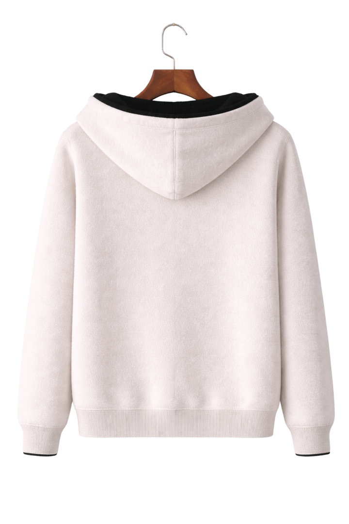 Valerio Maison Wool Reversible Zip Hoodie