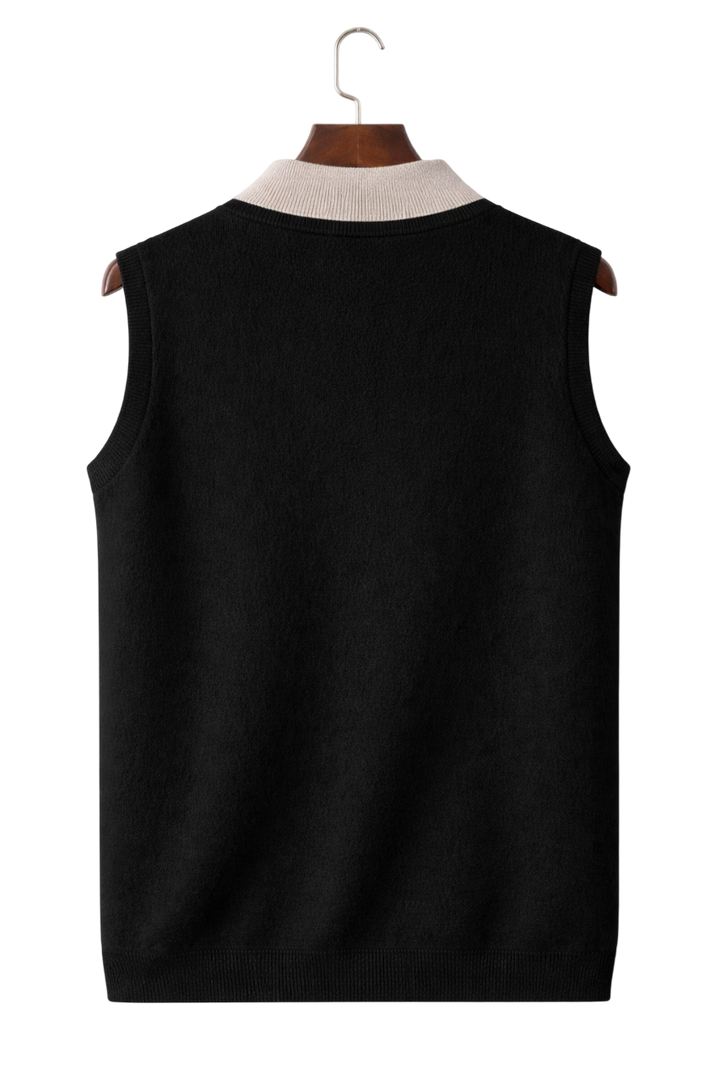 Valerio Maison Wool Zip Vest
