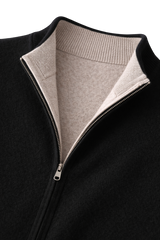 Valerio Maison Wool Zip Vest