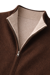 Valerio Maison Wool Zip Vest