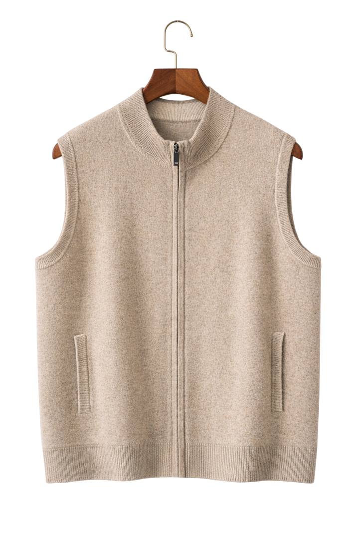 Luciani Cashmere Zip Vest
