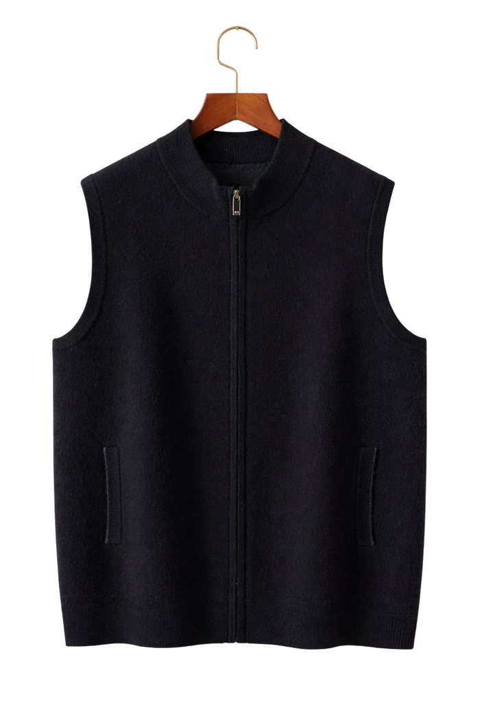 Luciani Cashmere Zip Vest