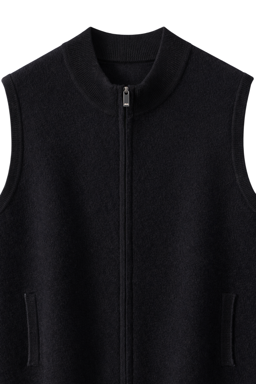 Luciani Cashmere Zip Vest