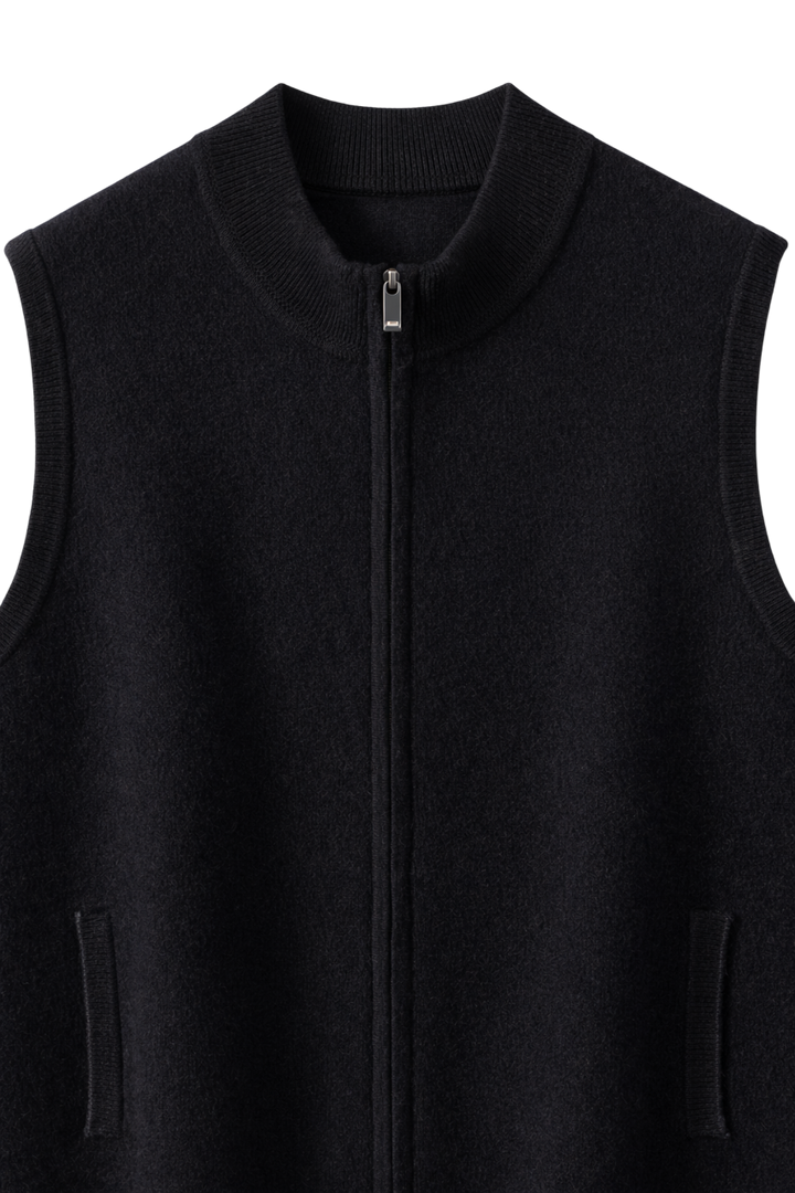 Luciani Cashmere Zip Vest