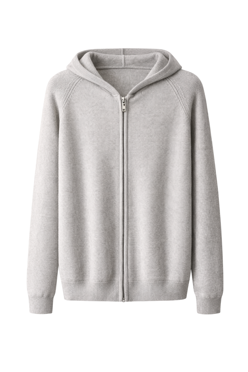 Knit Zip Hoodie