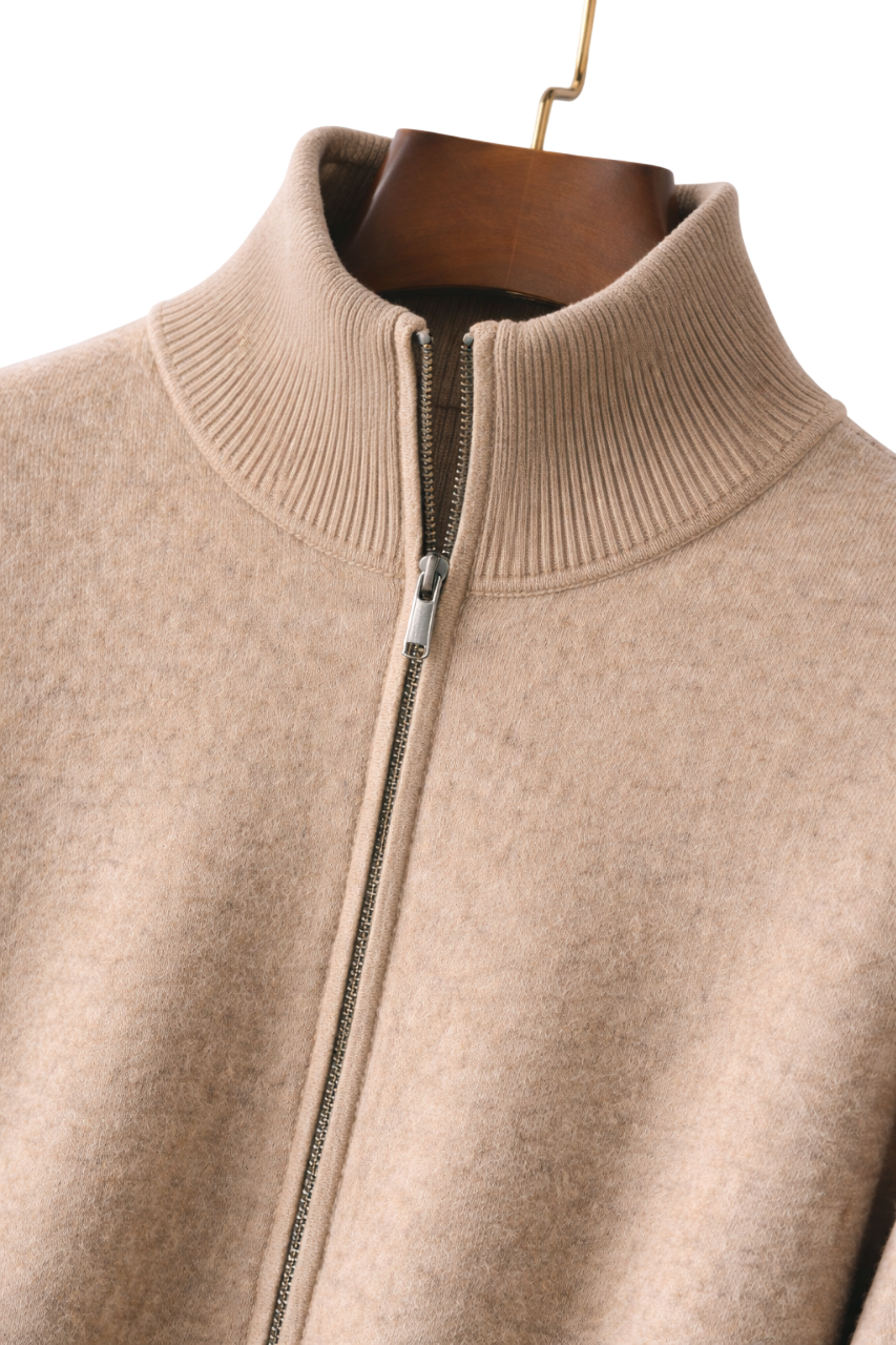 Santoro Maison Cashmere Wool Zip Jacket