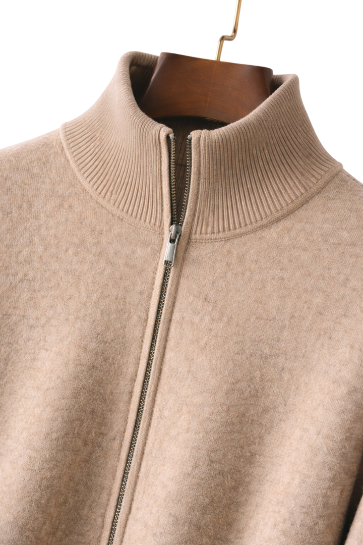 Santoro Maison Cashmere Wool Zip Jacket