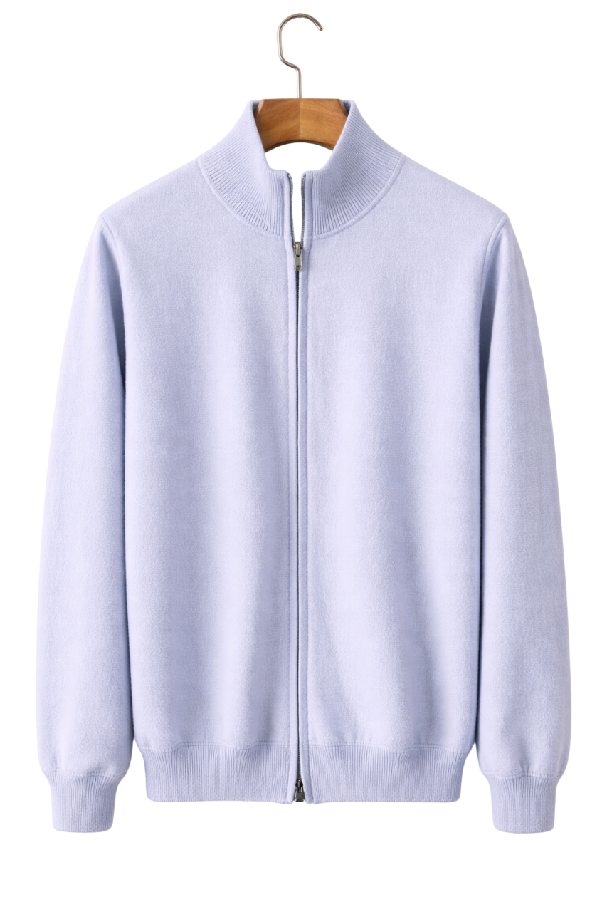 Santoro Maison Cashmere Wool Zip Jacket