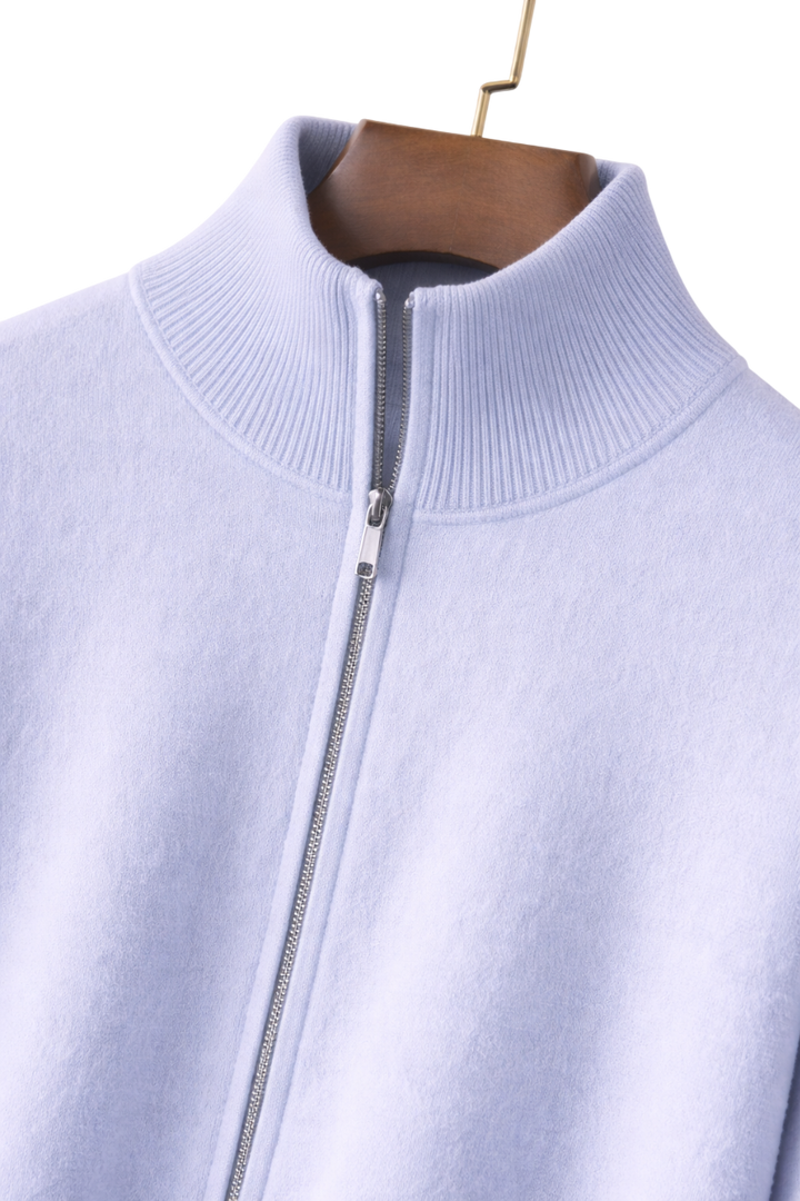 Santoro Maison Cashmere Wool Zip Jacket