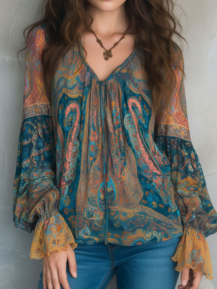 Cyrano | Elegant Flowy Womens Blouse