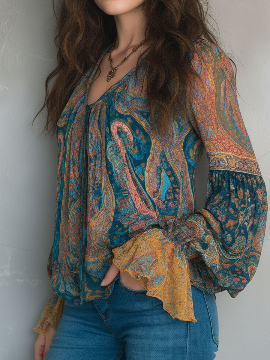 Cyrano | Elegant Flowy Womens Blouse