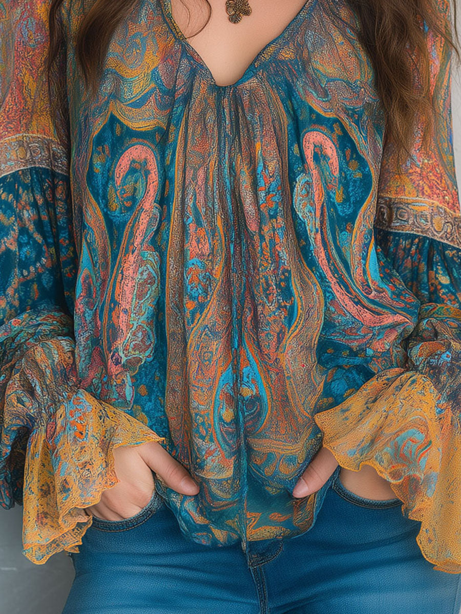 Cyrano | Elegant Flowy Womens Blouse