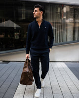 Huxley Quarter Zip - Navy