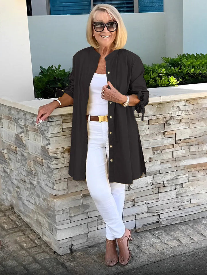 Elyra | Longline Tunic Blouse