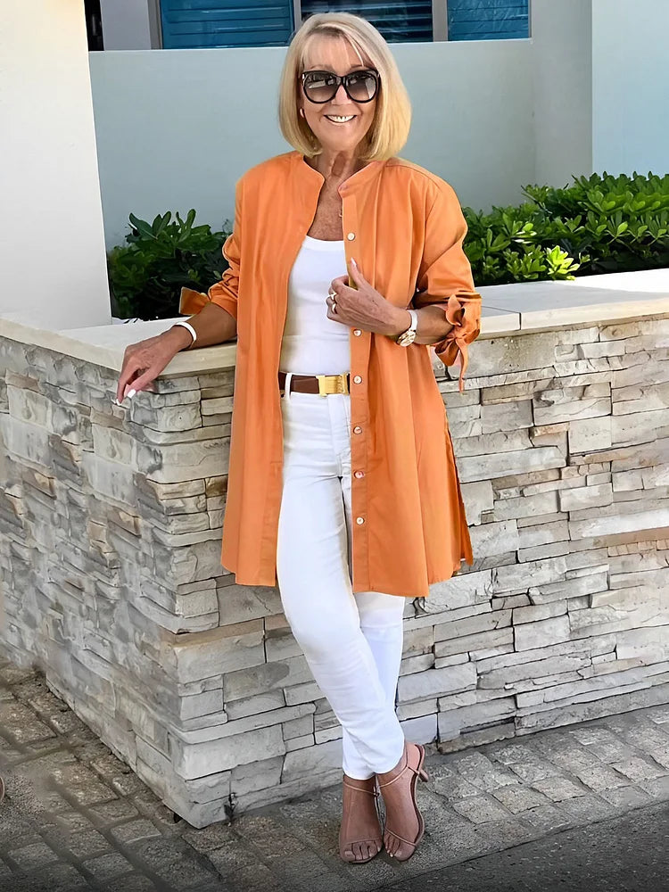 Elyra | Longline Tunic Blouse
