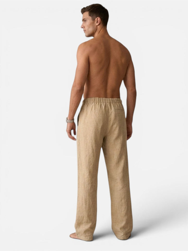 Men’s Linen Look Trousers – Relaxed Summer Style