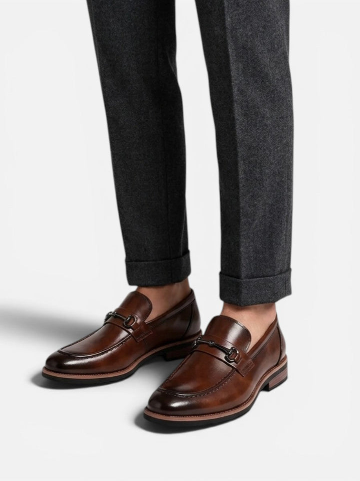 Men’s Leather Loafers – Polished Slip-On Dress Shoes