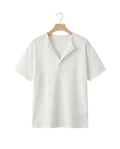 Maison Ivory Cotton Open-Collar