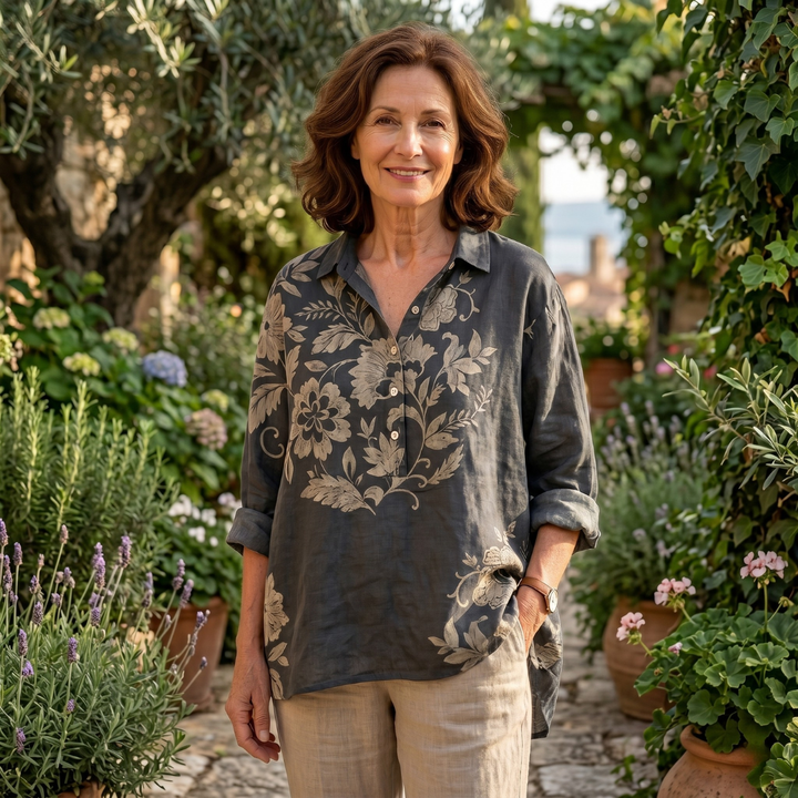 Lunara | Elegant Women’s Linen Blouse