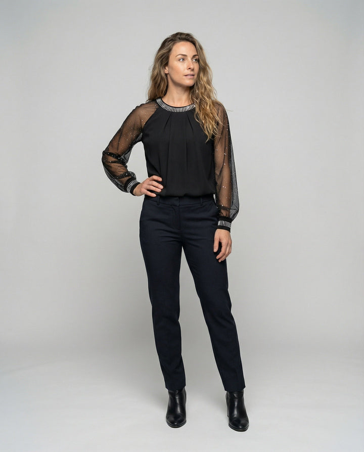 Helaine | Elegant, Soft & Chic Women's Sequin Top