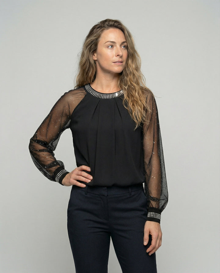 Helaine | Elegant, Soft & Chic Women's Sequin Top