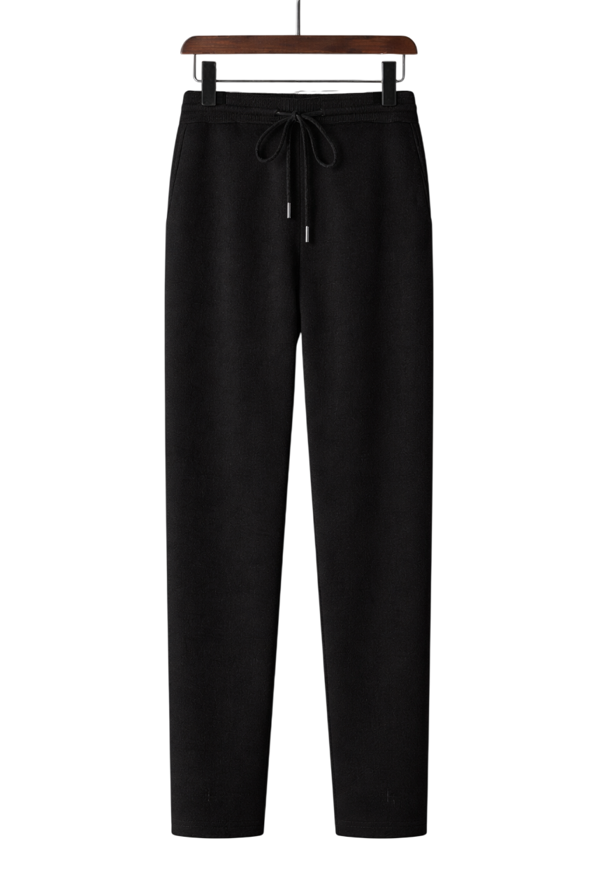 Wool Knit Straight Pant
