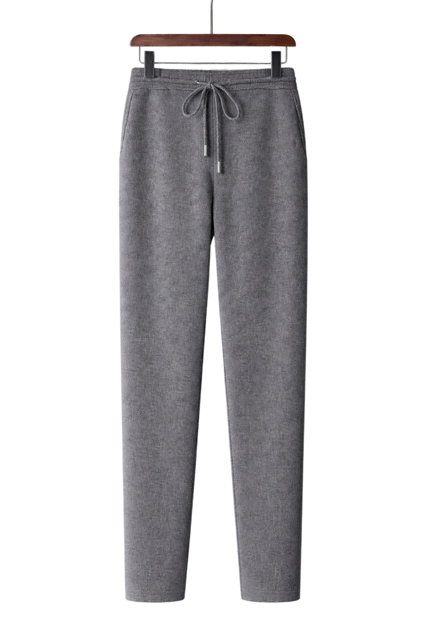 Wool Knit Straight Pant
