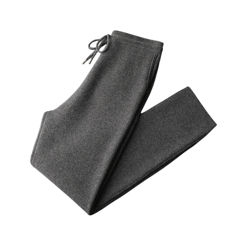Wool Knit Straight Pant