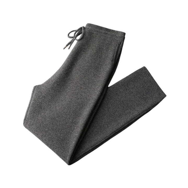 Wool Knit Straight Pant