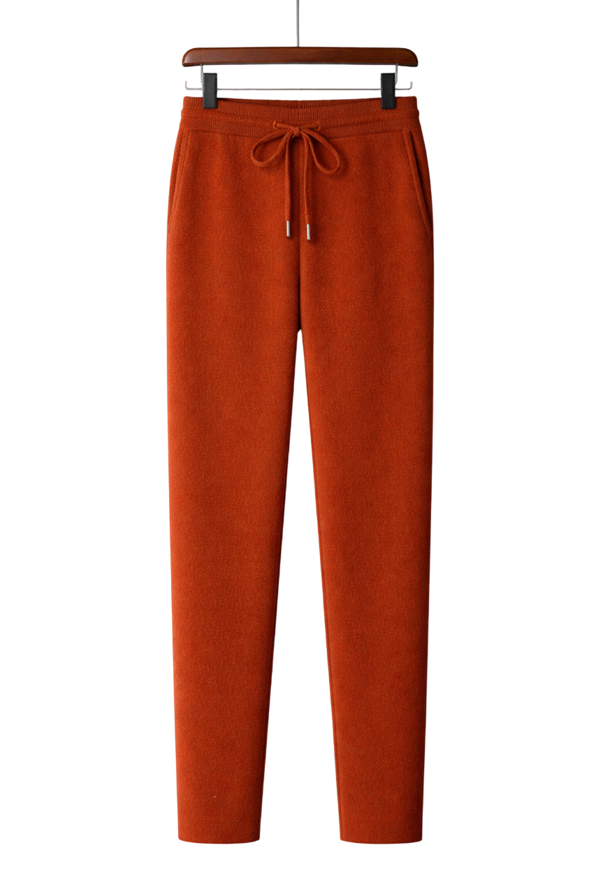 Wool Knit Straight Pant