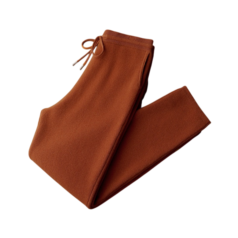 Wool Knit Straight Pant
