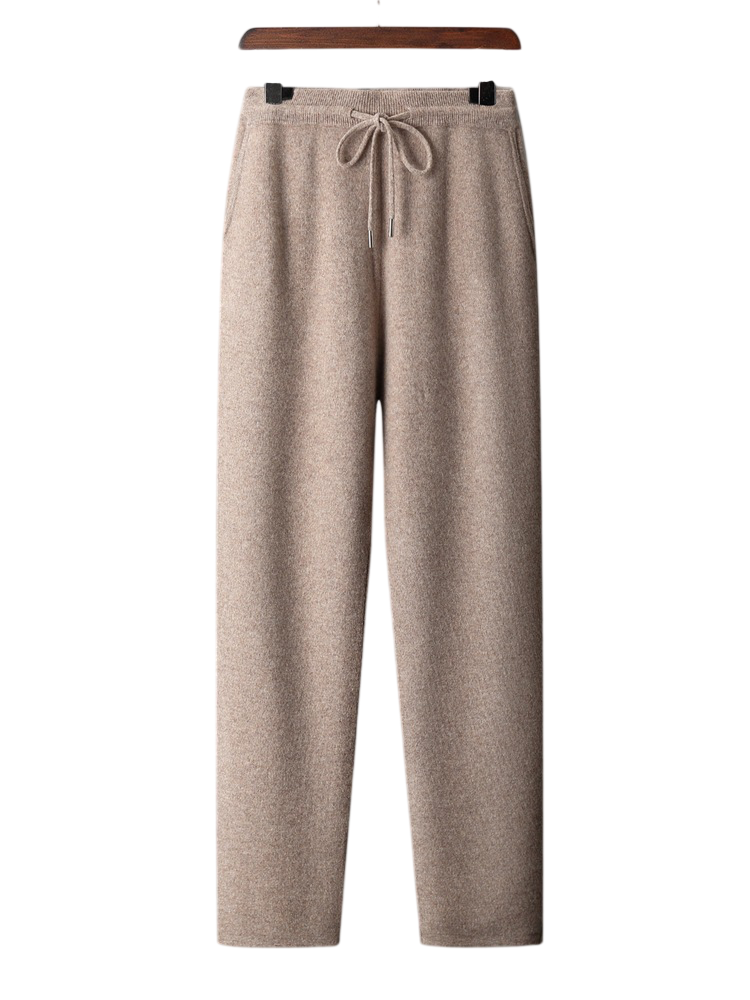 Wool Knit Straight Pant