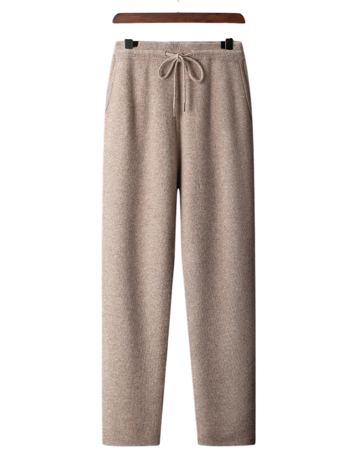 Wool Knit Straight Pant