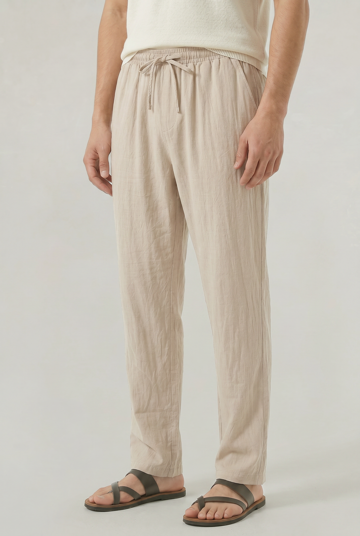 Callum Linen Drawstring Pants