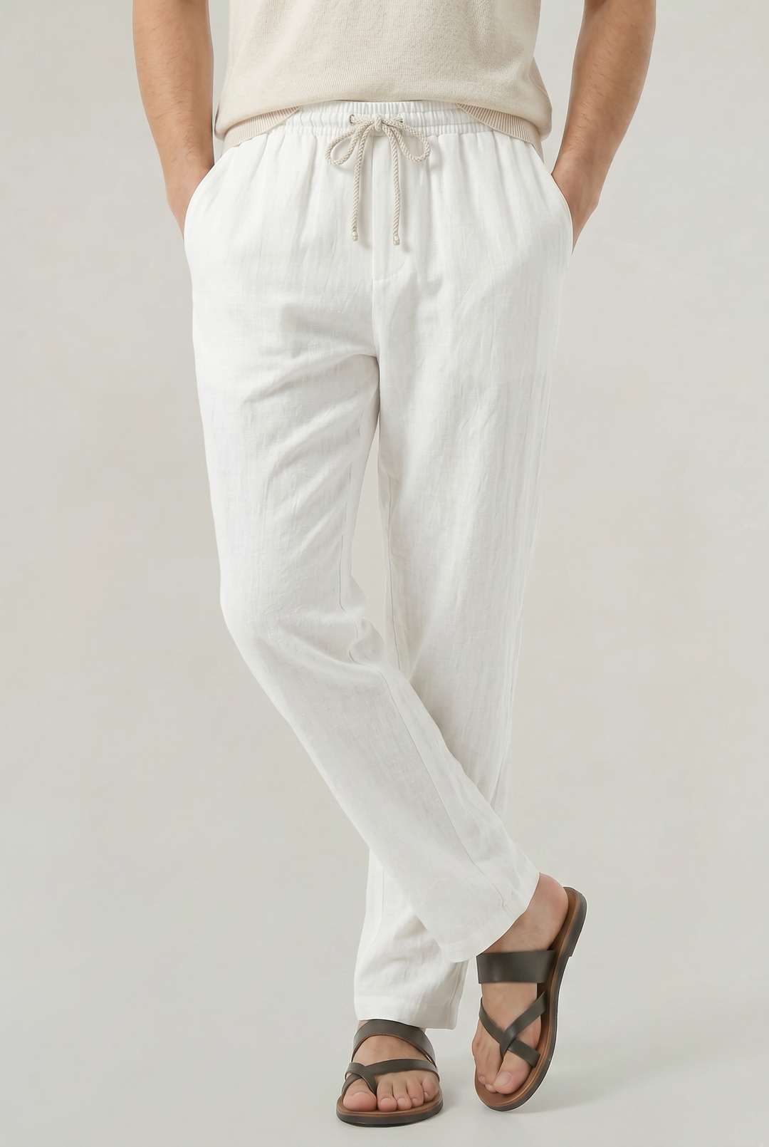 Callum Linen Drawstring Pants